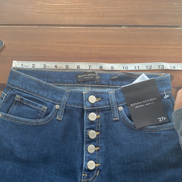 BANANA REPUBLIC High-Rise Wide-Leg Button Fly Jean - Picture 12 of 14